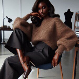 STUART WEITZMAN FOR RUSSELL & BROMLEY LONDON - SHOES 9-1/2 BROWN SUEDE & LEATHER